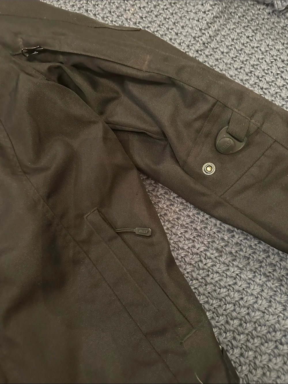 Men's Black Lightweight Quilted-Liner Shirt Jacket